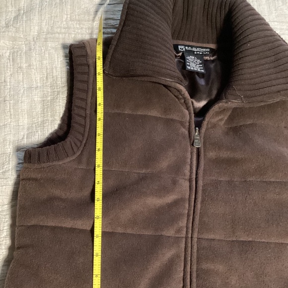 BC Clothing lined brown vest - Picture 7 of 7